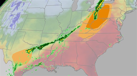 Damaging winds in Appalachians as severe threat wanes