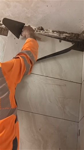 Ceramic Tile Breaks During Installation! 😱 What Happens Next? #Shorts
