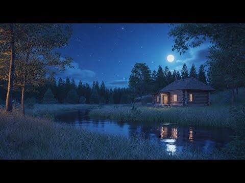 Crickets and Frogs at Night 💤 | Relaxing Nature Sounds for Sleeping All Night Long