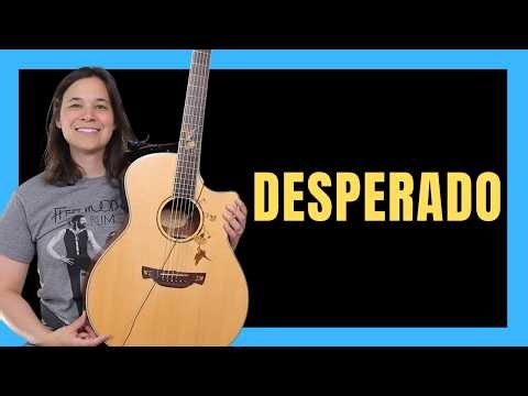 Easier Desperado Guitar Lesson with Full Playalong!