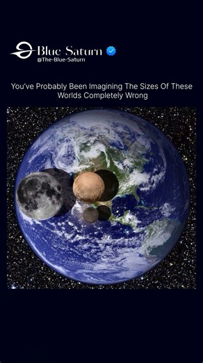 Earth, Mars, Mercury, Moon, Pluto And Charon Their Real Sizes May Surprise You.