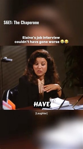 Elaine’s Job Interview Goes Horribly Wrong 😂 #Seinfeld #ElaineBenes #Shorts