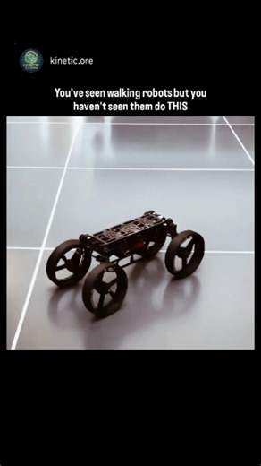 Kinetic Core on Instagram: "This video features LEO (LEgs ONboARD drOne), a groundbreaking bipedal robot developed by Caltech engineers. Standing 2.5 feet tall, LEO bridges the gap between walking and flying by combining multi-jointed legs with four shoulder-mounted propeller thrusters. ​The footage highlights LEO's "uncanny balance," demonstrating feats that challenge even humans: effortlessly walking a slackline and riding a skateboard. By using its propellers to stabilize its center of mass, 