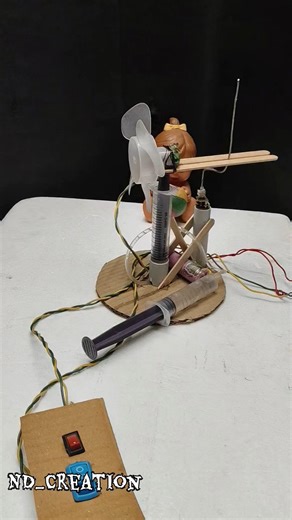 science project for science students working Model easy science exhibition project #schoolproject...