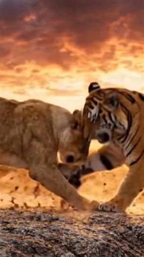 Tiger vs Lion 🦁 🐯🐅 Lion vs Tiger | Sher wala video | Sher wala Cartoon | Sher ki Video | Lioness