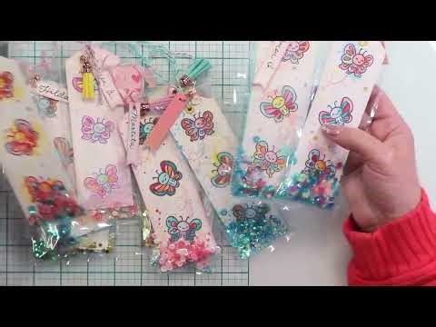 Lawn Fawn Shaker Bookmarks feat Fuse Tool