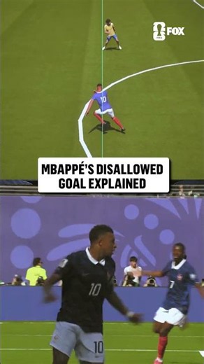 A closer look at Mbappé's goal that was called back
