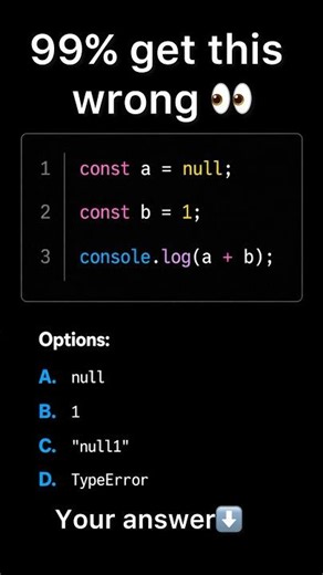 99% Get This JavaScript Question Wrong! 🤯” #interview #coding #javascript #programming #frontend