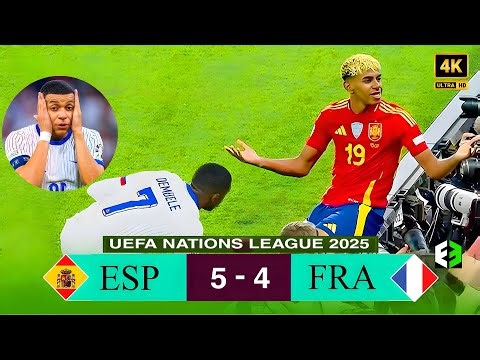 😱 YAMAL VS MBAPPÉ! SPAIN 5-4 FRANCE | INSANE GAME 2025 🔥