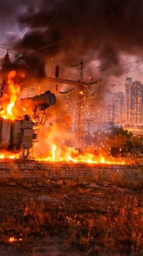 110kV Transformer Fire 🔥 | Transformer & CT Flashing Blast
