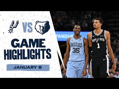 Memphis Grizzlies Highlights vs. San Antonio Spurs