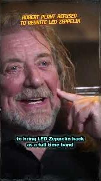 Robert Plant Refused to Reunite Led Zeppelin #ledzeppelin #robertplant #jimmypage