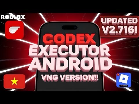 Download & Install Latest updated VNG Codex Executor for Android | Updated VNG Roblox Codex Executor