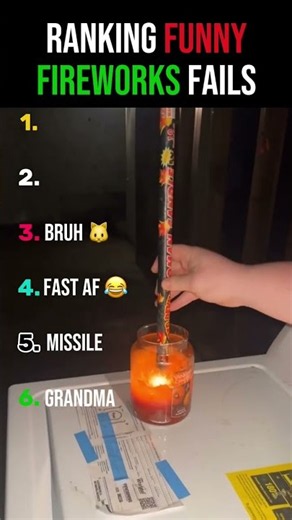 Crazy Fireworks fails 😂😂 #ranking #funny #fireworks #shorts #fails #extreme