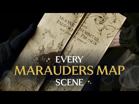 Every Marauder's Map Scene | Compilation | Harry Potter