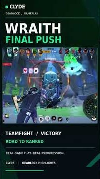 WRAITH'S FINAL PUSH WON THE GAME ⚡ | Deadlock #deadlock #deadlockgameplay #gaming
