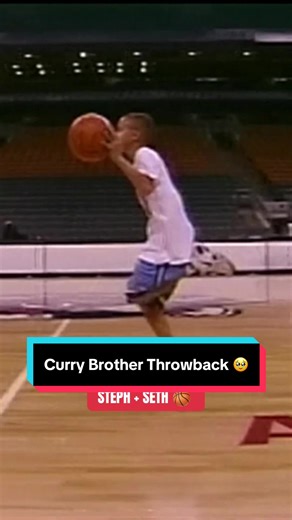 Throwback to Steph and Seth Curry playing around in the Raptors arena when their dad Dell Curry played for the Raptors 🫶 #NBA #NBAHighlights #SethCurry #StephCurry