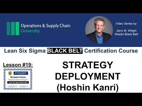 Strategy Deployment (Hoshin Kanri) — Turn Vision into Action | Lean Six Sigma Black Belt Lesson #19