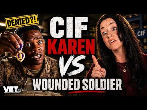 CIF KAREN REFUSES Purple Heart Soldier! | Veterantv.com