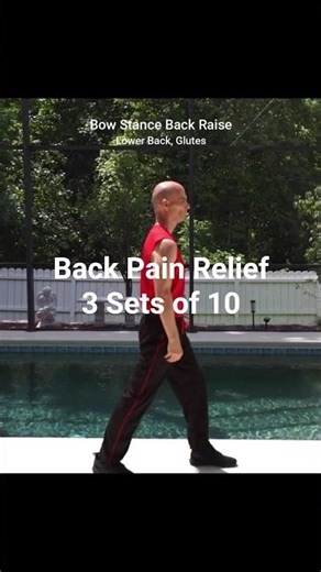 Back Pain Relief ⬆️✔️ | Bow Stance Back Raise