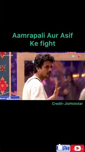 Aamrapali Aur Asif ke fight BIG BOSS EP55 | BIG BOSS SE20 #biggboss #jiohotstar