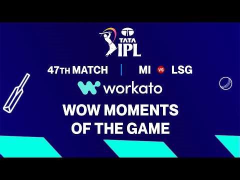 Highlights: 47th Match, Mumbai Indians vs Lucknow Super Giants | TATA IPL 2026