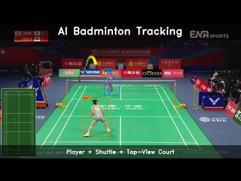 AI Badminton Tracking: Player Pose + Shuttle + Top-View Court | RallyLens