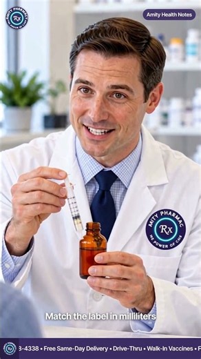 Liquid Medicine Dosing | Amity Pharmacy Woodbridge CT