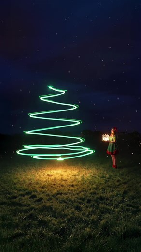 Create Magical Light Paintings with DJI Mini 5 Pro