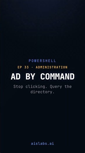 Active Directory PowerShell: Users, Computers, and Groups