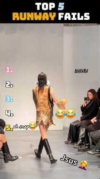 Top 5 Model Fails you won't believe 😂 #shorts #top5 #funny #rankingvideos