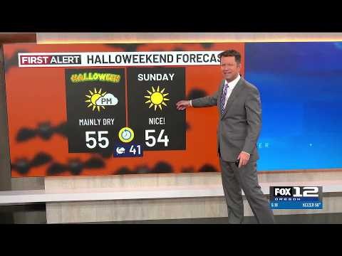 Friday evening weather forecast (10/30)