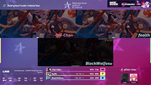 Moscow osu! Event 2026 Mania 4K Tournament - Day 1 | FFA Round | Lobby A