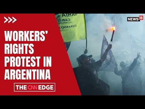 Argentina Protests: May Day Unrest Over Milei Labour Law Overhaul | Buenos Aires Protests | N18G