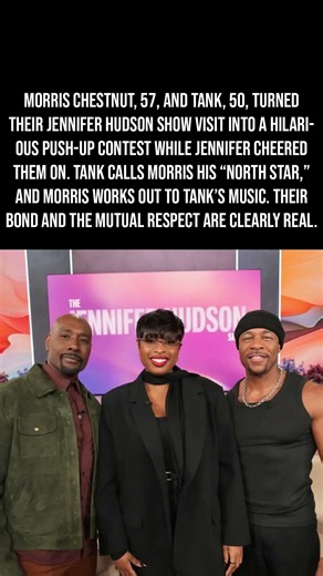 Morris Chestnut And Tank Go Head-To-Head In A Push-Up Contest On Jennifer Hudson’s Show 💪🔥😂