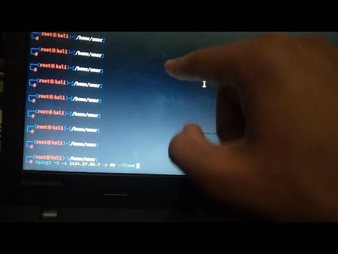 How hackers perform Dos and DDos attacks through Kali🔹 Legal Purposes ⚠️