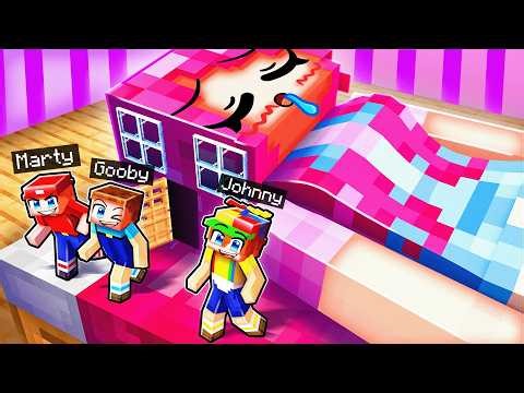 Surviving 100 Days Inside MY CRUSHS HEAD in Minecraft…