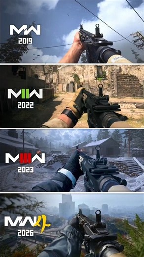 Call of Duty Modern Warfare 1,2,3,4 | M4 Comparison | Call of Duty Modern Warfare 4