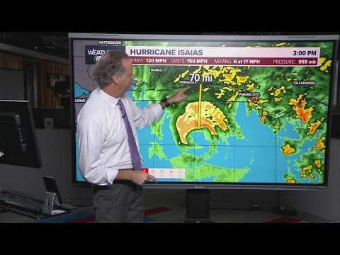 Hurricane Isaias path: Latest path, forecast and timing for a Gulf Coast landfall