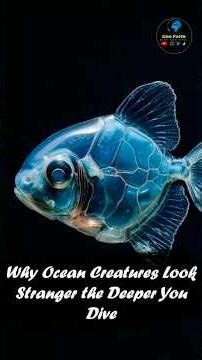 Why Ocean Creatures Get Stranger the Deeper You Dive 🌊😱