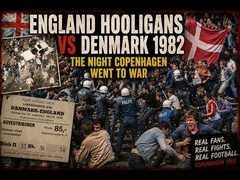 England Hooligans vs Denmark 1982 | The Night Copenhagen Went to War