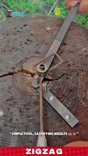 Hand - Made Metal Bending Tool for Precise Steel Shaping in Small Workshops