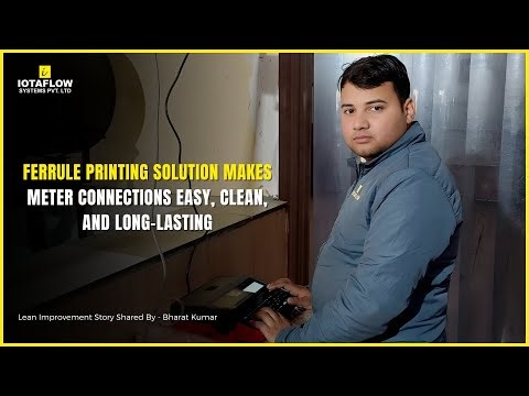 Ferrule Printing Improvement for Clear Meter Wiring and Better Customer Understanding | #leaninindia