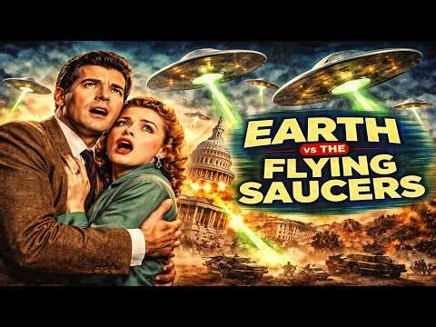 Earth vs. the Flying Saucers (1956) | Full Movie HD | Classic Sci-Fi Alien Invasion
