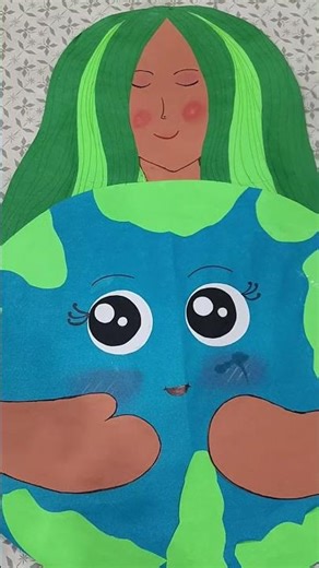 🌍🎥 “Watch Me Create This Beautiful Save Earth Poster 😍”