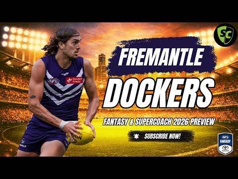 Fremantle Dockers AFL Fantasy & SuperCoach Preview 2026 | Value Picks, Roles & Breakouts