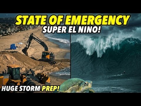 California Beach Erosion Alert: Super El Niño & Hurricane Polo Swells Looming⁠