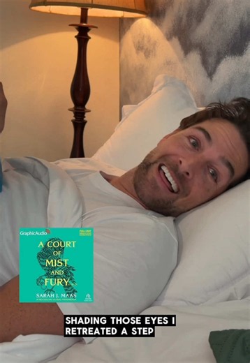You guys KNOW we’ve been waiting for this 😂📖🎧 Logan has already made it through Chapter 30 of ACOMAF, but now he is discovering Prythian through the audiobook! The best part? Watching him react to the moments you’ve all been waiting for him to discover. The journey continues… and apparently we have A LOT of catching up to do. 😂 #Ad @Audible #Audible ##ACOTAR#SarahJMaas #BookTok