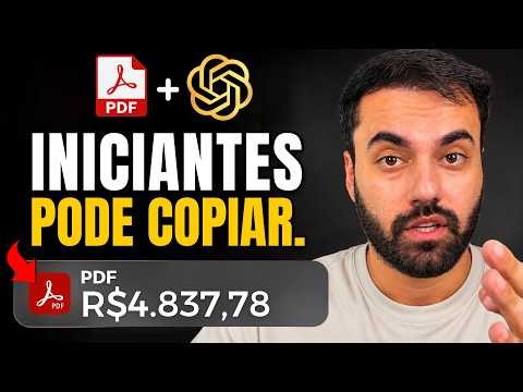 CRIANDO E-BOOK NO CHATGPT PARA VENDER RÁPIDO E GANHAR DINHEIRO (pode copiar.)