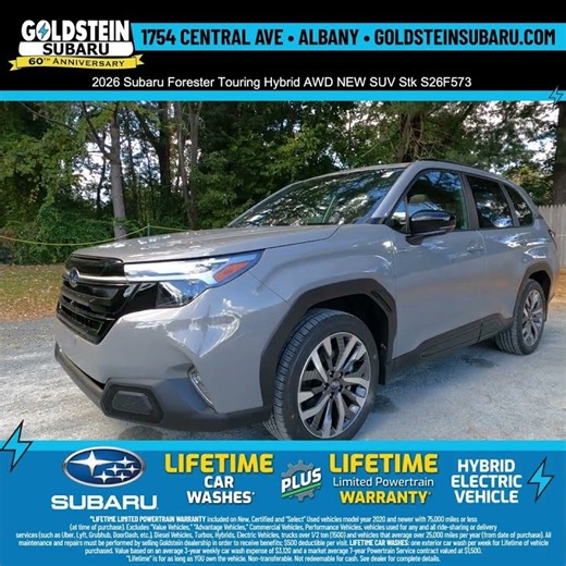 2026 Subaru Forester Touring Hybrid AWD NEW SUV Stk S26F573